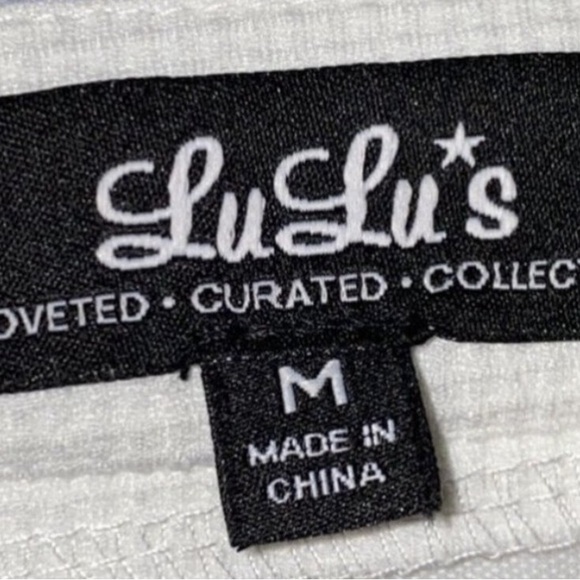 LULUS Day and Foliage Blue and Ivory Floral Print Dress Sz M EUC worn once - Picture 9 of 12